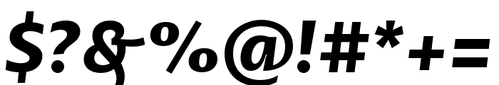 Petala Pro SemiBold Italic Font OTHER CHARS
