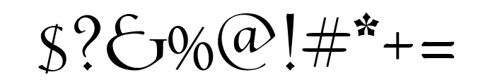 Phaistos Roman Font OTHER CHARS