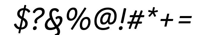 Phoreus Cherokee Italic Font OTHER CHARS