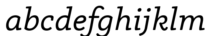 Phoreus Cherokee Italic Font LOWERCASE