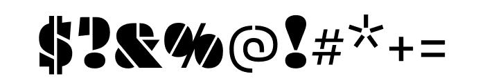 Plakato Inline Pro Regular Font OTHER CHARS