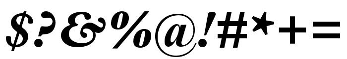 Plantin MT Pro Bold Italic Font OTHER CHARS