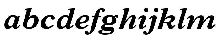 Plantin MT Pro Bold Italic Font LOWERCASE