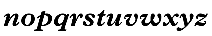 Plantin MT Pro Bold Italic Font LOWERCASE