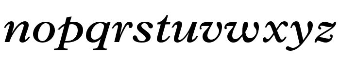 Plantin MT Pro Semibold Italic Font LOWERCASE