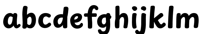 Playpen Sans Bold Font LOWERCASE