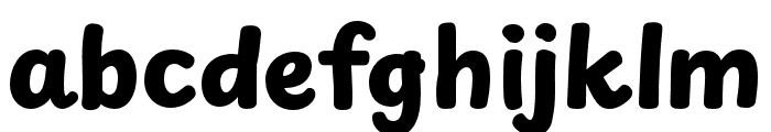 Playpen Sans ExtraBold Font LOWERCASE