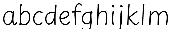 Playpen Sans ExtraLight Font LOWERCASE