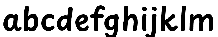 Playpen Sans SemiBold Font LOWERCASE