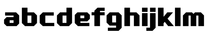 Pln Octagon Bold Font LOWERCASE