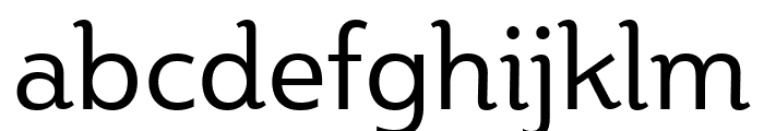 Plume Regular Font LOWERCASE
