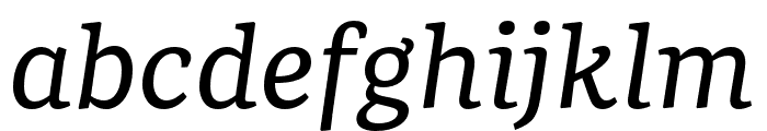 Portada Italic Font LOWERCASE