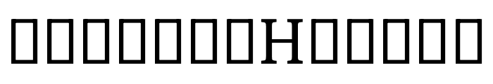 Portada Thai Variable Regular Font UPPERCASE