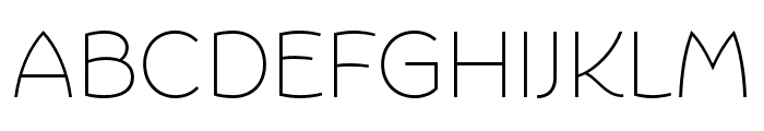 Portofino Thin Font LOWERCASE