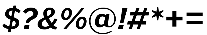 PoynterGothicText Bold Italic Font OTHER CHARS