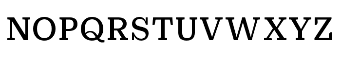 Practical Serif Semibold Font UPPERCASE