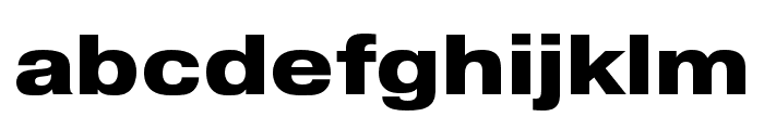 Pragmatica Extended Extra Bold Font LOWERCASE