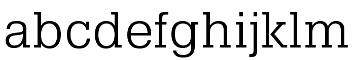 Pragmatica Slabserif Light Font LOWERCASE