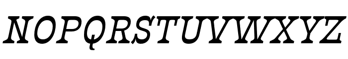 Presley Slab Medium Italic Font UPPERCASE