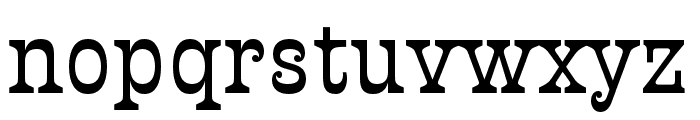 Presley Slab Medium Font LOWERCASE