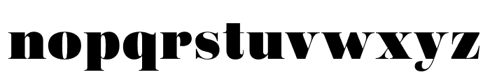 Presti Display Black Font LOWERCASE