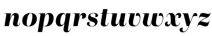 Presti Display Bold Italic Font LOWERCASE