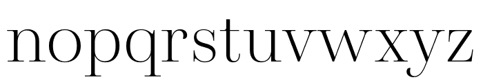 Presti Display Book Font LOWERCASE