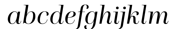 Presti Display Italic Font LOWERCASE