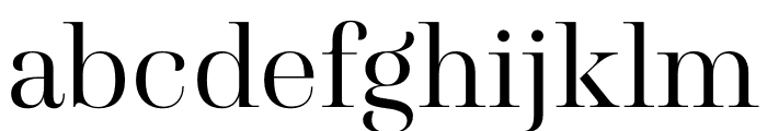 Presti Display Regular Font LOWERCASE