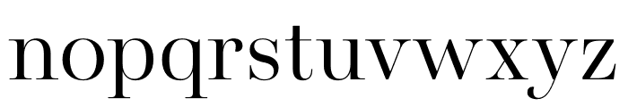 Presti Display Regular Font LOWERCASE