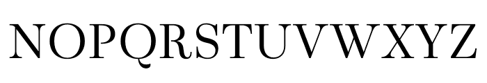 Presti Text Regular Font UPPERCASE