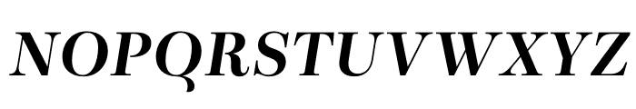 Presti Text Semibold Italic Font UPPERCASE