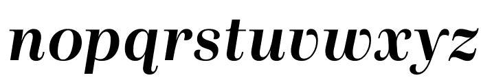 Presti Text Semibold Italic Font LOWERCASE