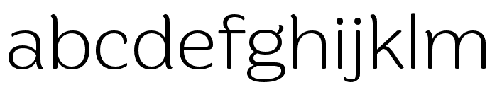 Preuksa Light Font LOWERCASE