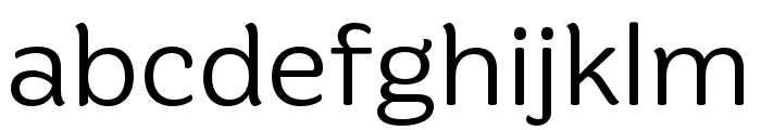 Preuksa Regular Font LOWERCASE