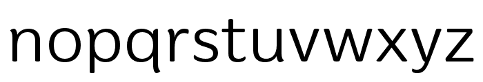 Preuksa Regular Font LOWERCASE