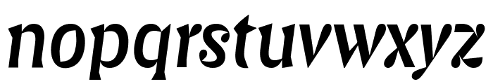 PrincipiaVF Italic Font LOWERCASE