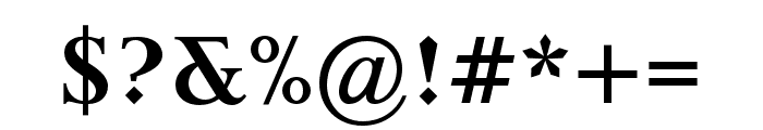 Priori Serif OT Bold Font OTHER CHARS