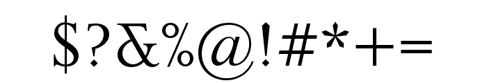 Priori Serif OT Regular Font OTHER CHARS