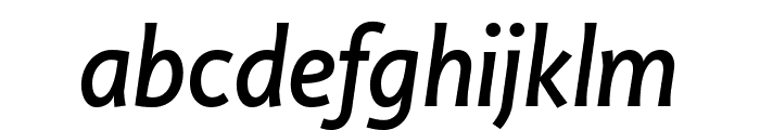 Productus Medium Italic Font LOWERCASE