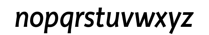 Productus Medium Italic Font LOWERCASE