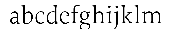 Proforma Light Font LOWERCASE