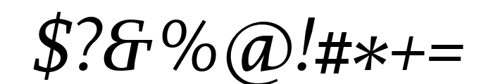 Proforma Medium Italic Font OTHER CHARS