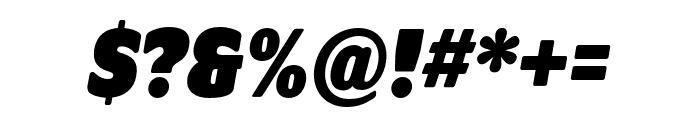 Program OT Black Italic Font OTHER CHARS