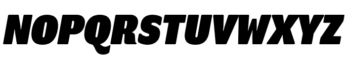 Program OT Black Italic Font UPPERCASE