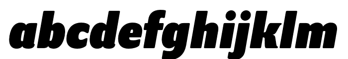 Program OT Black Italic Font LOWERCASE