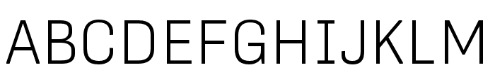 Protipo Light Font UPPERCASE