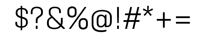 Protipo Narrow Light Italic Font OTHER CHARS