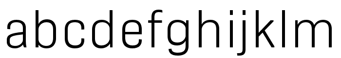 Protipo Narrow Light Italic Font LOWERCASE