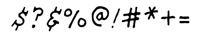 Providence Pro Regular Italic Font OTHER CHARS